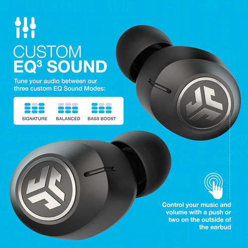 Jlab Jbuds Air Anc True Wireless Bluetooth Earbuds, Negro...