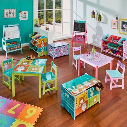 Imagen 7 de 8 de Juguetero Infantil Organizador Mueble 9 Recipientes Niños