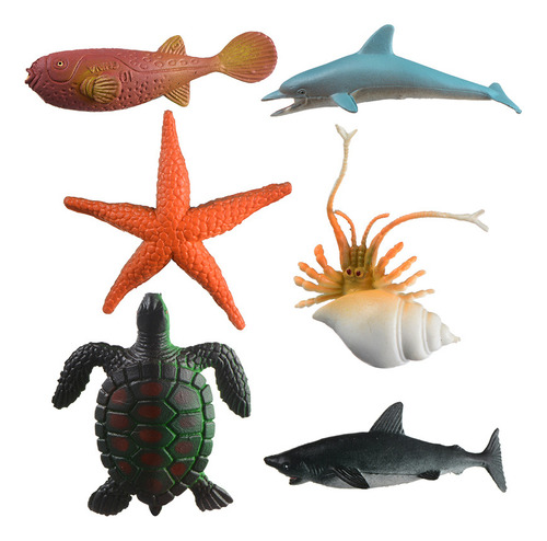 Juguetes Figuras De Animales Del Oceano 61 Piezas