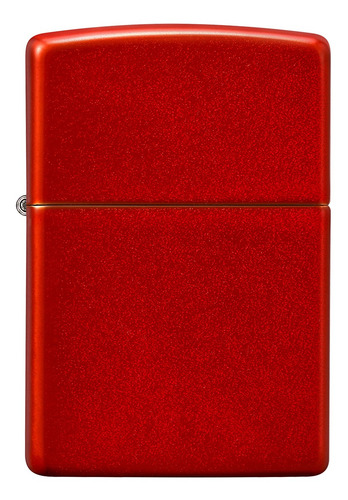 Imagen 2 de 10 de Encendedor Zippo Lighter Classic Metallic Red Rojo