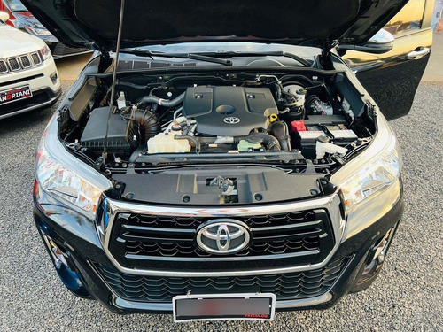 Imagem 10 de 15 de Toyota Hilux Srv 2.8 Preto 2019