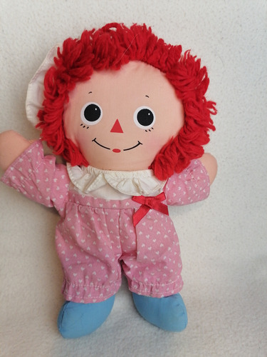 Peluche Original Raggedy Ann Bebe Playskool 1989 Vintage 24c