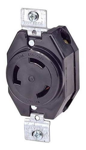 Imagen 1 de 1 de 3330 Leviton Receptaculo M-vuelta 3p 3h 30a 250v Non-nema