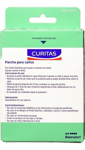 Parches Para Callos 6 Piezas - Curitas