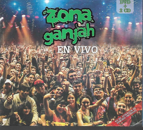 Zona Ganjah Album En Vivo Mendoza Edicion De 2 Cd + Dvd Nu 