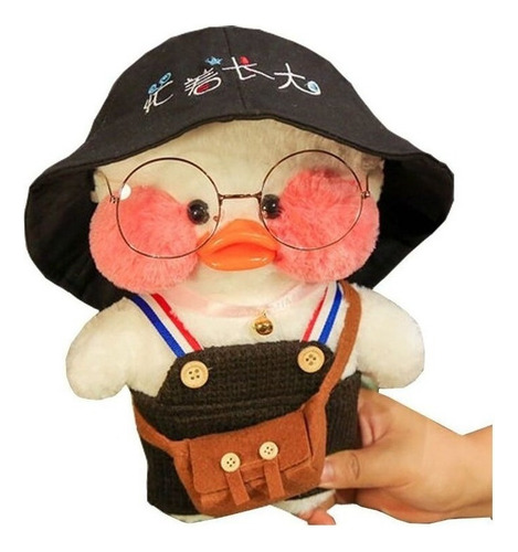 30cm Coreano Netred Vestindo A Boneca Amarela Do Pato Do Áci