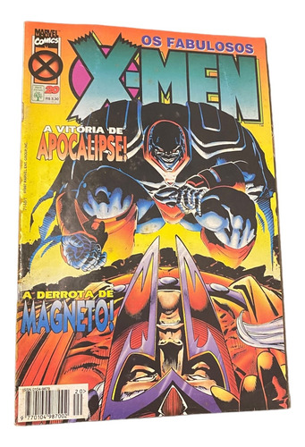 Revista Hq Gibi Os Fabulosos X-men Nº 20 Editora Abril Jovem Excelente Estado - Raridade Dos Anos 90