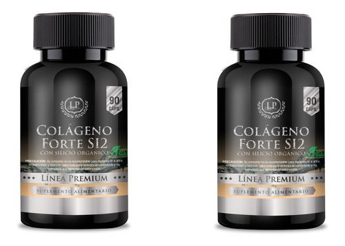 Pack 2 Colágeno Forte Con Silicio Orgánico, Envío Gratis 