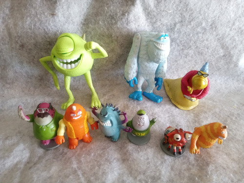 Figuras Monster Inc Y Monster University (Usado)