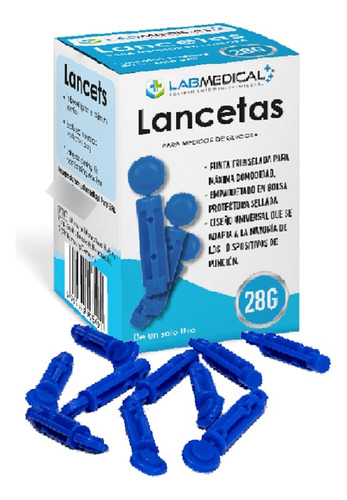 500 Lanceta Para Glucometro Labmedical