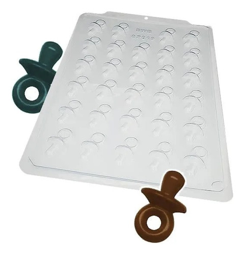 Forma De Acetato Simples Bombom Chupetinha Cod 319 Bwb