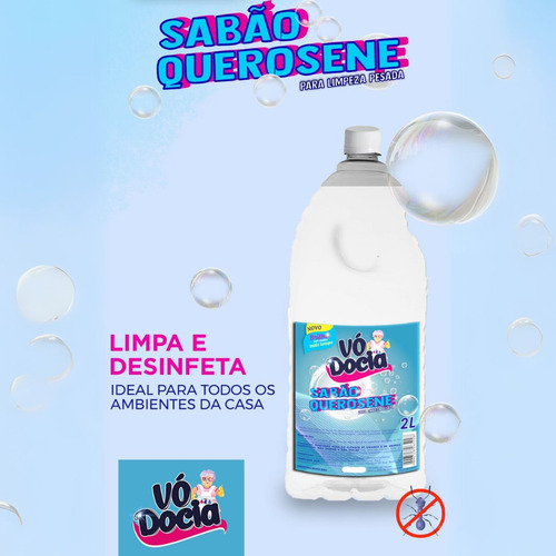 Sabão Com Querosene Vo Docia Com Ação Repelente 2 Litros