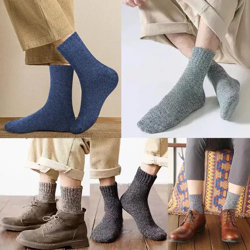 Calcetines Termicos Mujer, 5 Pares Calcetines De Lana,