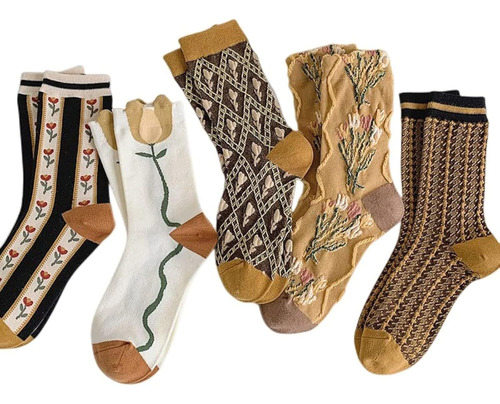Calcetines Térmicos Algodón Para Mujer, Calcetines De Mujer