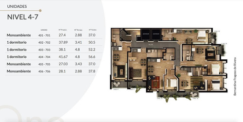 Imagen 20 de 22 de Un Dormitorio Al Frente, Balcón, Amenities