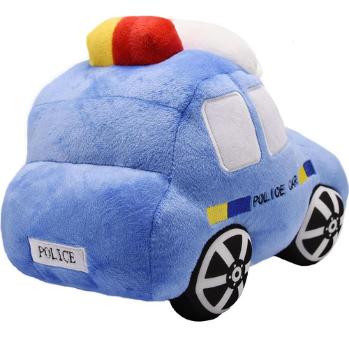Coche De Policía De Peluche Yonlit 27,94 Cm Suave Y Lindo
