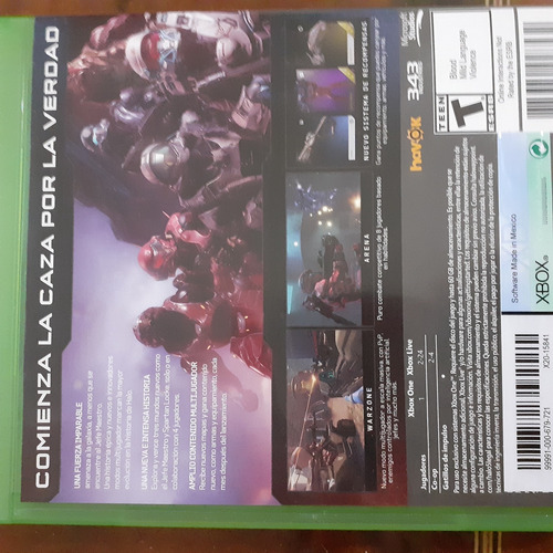 Halo 5 Para Xbox One, Original Fìsico (Usado)