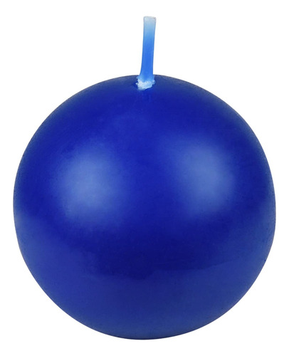 Zest Vela 6-piece Bola Velas, 3 pulgadas, Azul