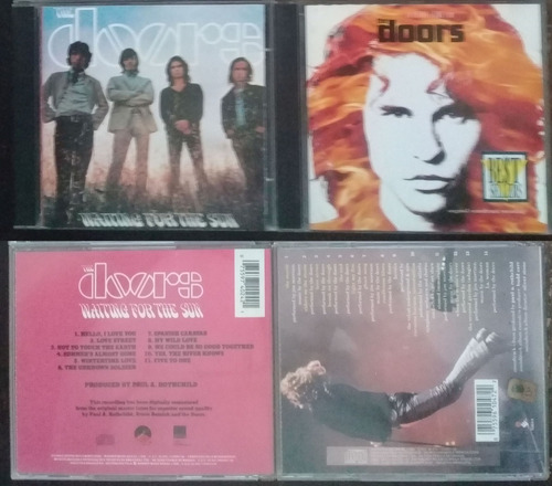 2x Cd (vg/+) The Doors Oliver Stone Film Waiting For The Sun
