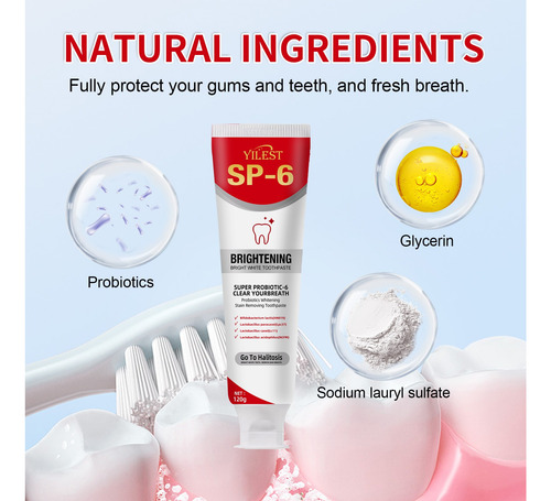 Creme Dental Para Limpeza E Hálito Fresco 120g