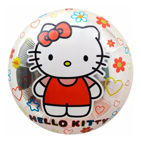 5 Globo Metalico Hello Kitty Adorno Fiesta Cumpleaños Decora