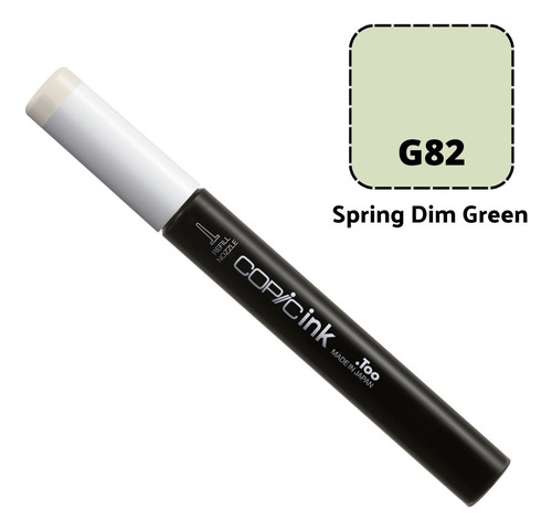Refil Copic Ink P/ Sketch Ciao Classic Cor Spring Dim Green Cor G82 Spring Dim Green