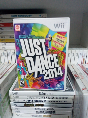 Juego Para Nintendo Wii Just Dance 2014 Wiiu Rockband Baile