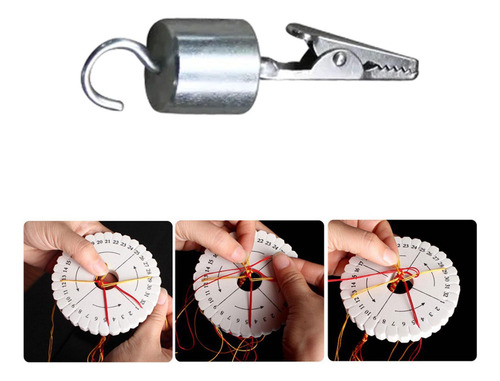Clip De Extremo De Hilo, Pinza De Para 6 Cm Con Gancho