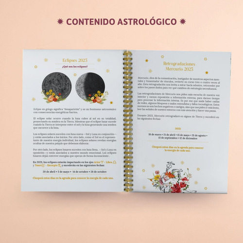 Imagen 5 de 8 de Agenda Astrológicas 2023 - 15x21cm - Julieta Suarez Valiente
