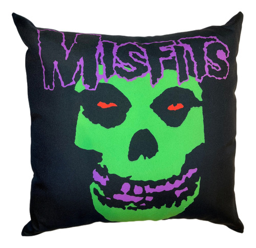 Misfits Almohadon Punk Rock Fiend Skull