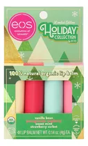 Comprar Eos 4 Pack Bálsamos Labiales Vainilla Raspberry Menta Fresa
