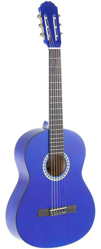Guitarra Clásica Concert Escala 3/4 Color Azul Gewa Ps510145 Color Azul Marino