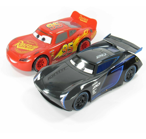 Set 2 Coches Cars3 Rayo Mcqueen Y Jackson Storm Tm4 Juguete