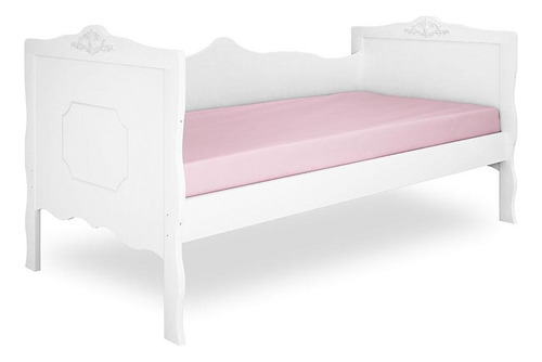 Cama Babá Realeza Branco Acetinado - Canaã