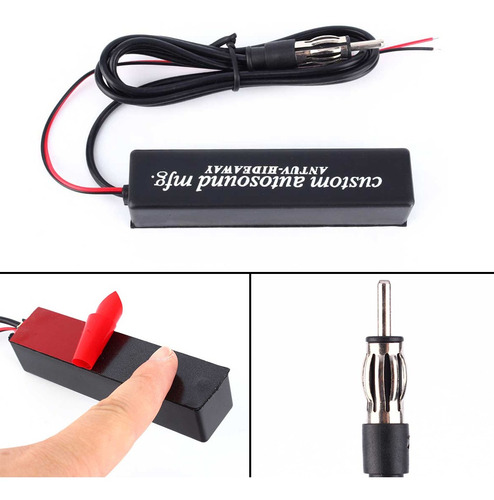 Antena De Radio Para Coche, 12 V, Radio Estéreo, Electrónica
