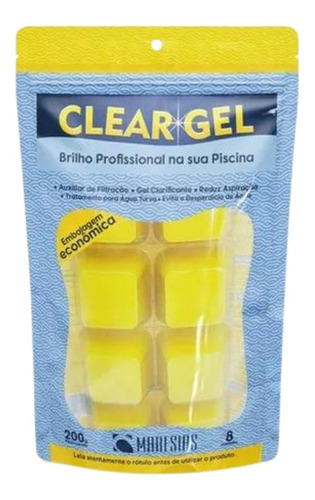 Clarificante Piscina Super Clear Gel Maresias 8 Unidades