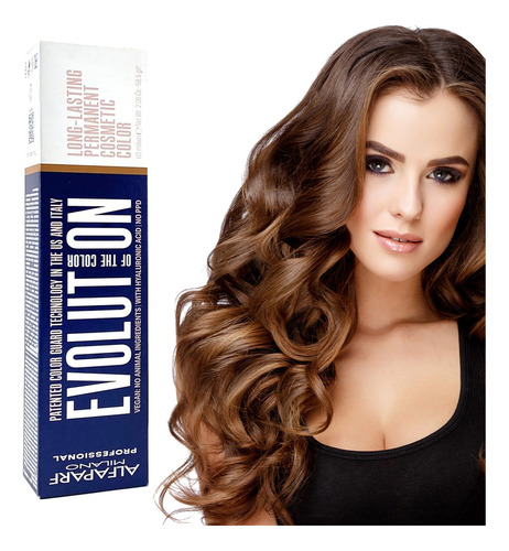  Tintura Profesional Para Cabello Alfaparf Evolution N° 8.1 Tono 8.1 rubio claro ceniza