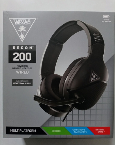 Audífonos Gamer Turtle Beach Recon 200 Nuevo Y Sellado