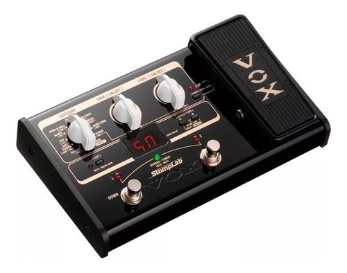 Imagen 3 de 4 de Pedal de efecto VOX StompLab IIG negro
