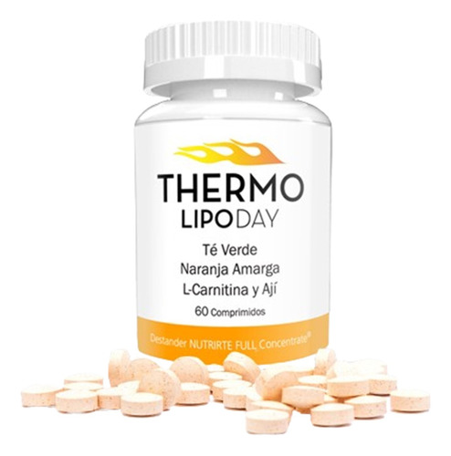 Quemador De Grasa Thermolipo Day Nutrirte 60 Comprimidos