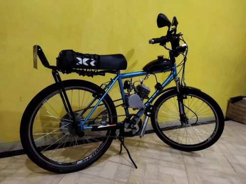 Bicicleta Azul Motorizada 80cc Aro 26, Produto Masculino Bicicleta Nunca  Usado 77256613