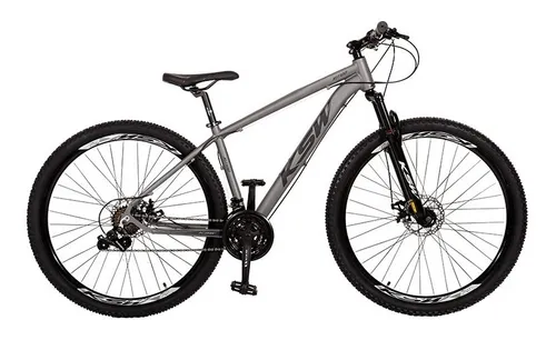 comprar Bicicleta Aro 29 Ksw Xlt 100 21 Marchas Câmbio Shimano Freio a Disco Cor Grafite com Preto Tamanho do quadro 17