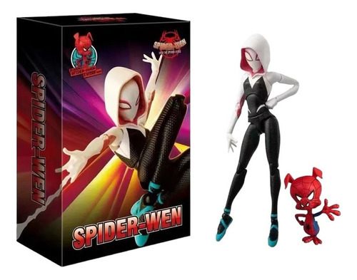 Boneco Spider Gwen Stacy Mulher Aranha Figure