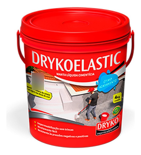 Membrana Líquida Cementosa Drykoelastic 4kg