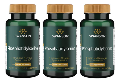 Swanson Fosfatidilserina 100 Mg 90 Sgels 3 Pack