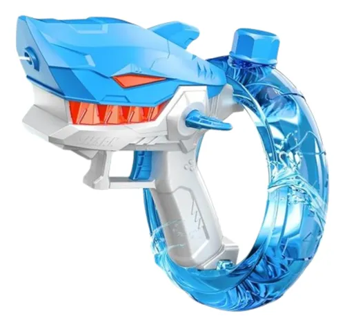 Pistola De Agua Tiburón Electrónica A Presión Juguete