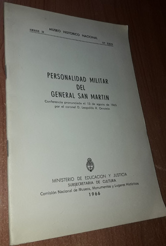 Personalidad Militar Del General San Martin