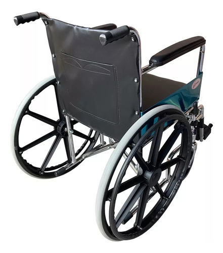 Silla De Ruedas De Lujo Con Cómodo Integrado Color Gris