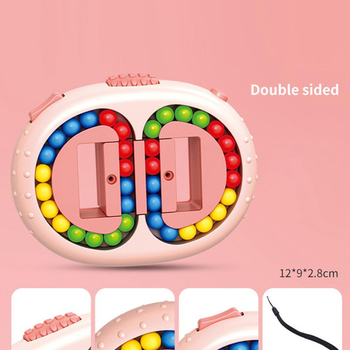 Bean Cube Toys 3d Puzzles Small Beads Cube Toy Regalos Rosa