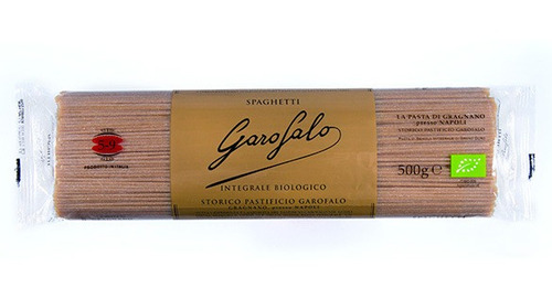 Imagen 1 de 2 de Spaghetti Integral Biológico Garofalo 500 Gr- Origen Italia